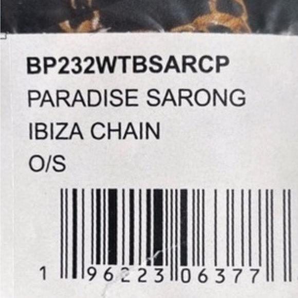 NWT Walter Baker Paradise IBIZA Chain Sarong - Picture 10 of 11